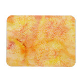 Hintergrund für Orange Wasserfarbe Magnet (Horizontal)
