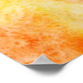 Hintergrund für Orange Wasserfarbe Poster (Ecke)