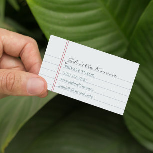 Hintergrund für Papierseite Personalisiert Visitenkarte