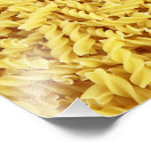 Hintergrund für Pasta Fotodruck (Ecke)
