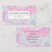 Hintergrund für Pastel Liquid Visitenkarte (Vorne/Hinten)