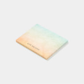 Hintergrund für personalisierte Wasserfarbe Post-it Klebezettel (angewinkelt)