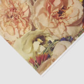 Hintergrund für Pfirsich und Orange-Blumen Seidenpapier (Ausschnitt)