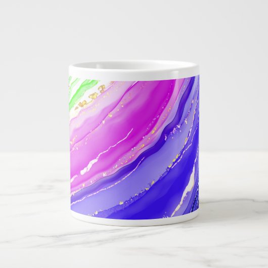 Hintergrund für Regenbogen Jumbo-Tasse (Vorderseite)