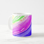 Hintergrund für Regenbogen Kaffeetasse (Vorderseite Links)