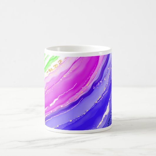 Hintergrund für Regenbogen Kaffeetasse (Mittel)