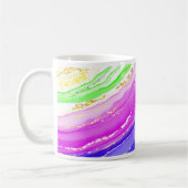 Hintergrund für Regenbogen Kaffeetasse (Links)