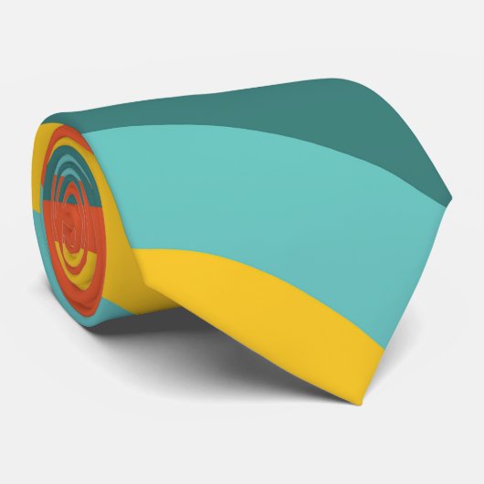 Hintergrund für Retro 70er-Wirbel Krawatte (Gerollt)