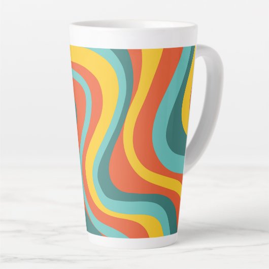 Hintergrund für Retro 70er-Wirbel Milchtasse (Rechte Ecke)