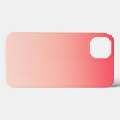 Hintergrund für rosa und pfirsichfarbene Farbverlä Case-Mate iPhone Hülle (Rückseite (Horizontal))