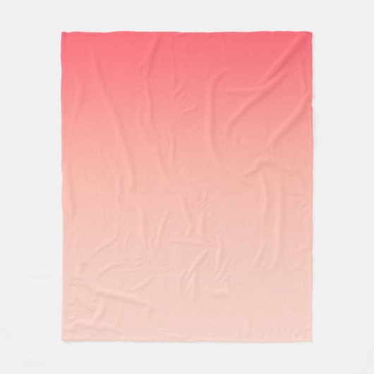 Hintergrund für rosa und pfirsichfarbene Farbverlä Fleecedecke (Vorderseite)