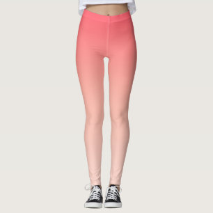 Hintergrund für rosa und pfirsichfarbene Farbverlä Leggings