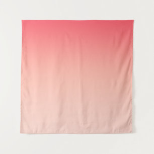 Hintergrund für rosa und pfirsichfarbene Farbverlä Wandteppich