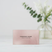 Hintergrund für Rose-Gold-Alkoholfarbe Visitenkarte (Stehend Vorderseite)