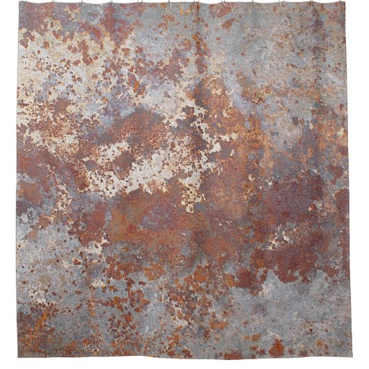 Hintergrund für ruhende Metalltextur Duschvorhang (Vorderseite)