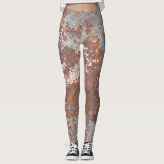 Hintergrund für ruhende Metalltextur Leggings