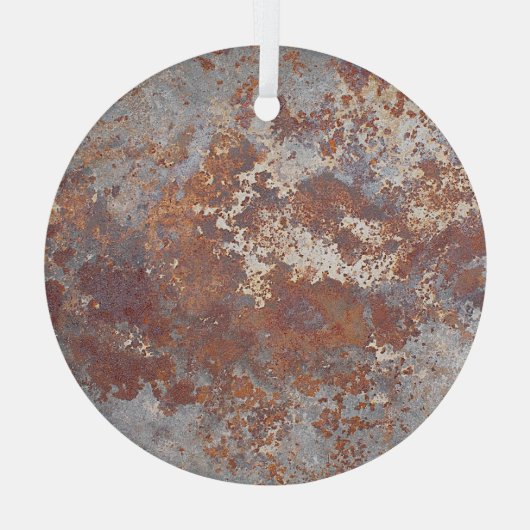 Hintergrund für ruhende Metalltextur Ornament Aus Glas (Rückseite)