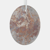 Hintergrund für ruhende Metalltextur Ornament Aus Glas (Vorderseite Rechts)