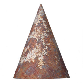 Hintergrund für ruhende Metalltextur Partyhütchen