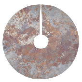 Hintergrund für ruhende Metalltextur Polyester Weihnachtsbaumdecke (Vorderseite)