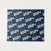 Hintergrund für Schwarz und Blau des Abschlusses Wandteppich (Vorderseite (Horizontal))