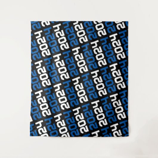 Hintergrund für Schwarz und Blau des Abschlusses Wandteppich (Vorderseite)