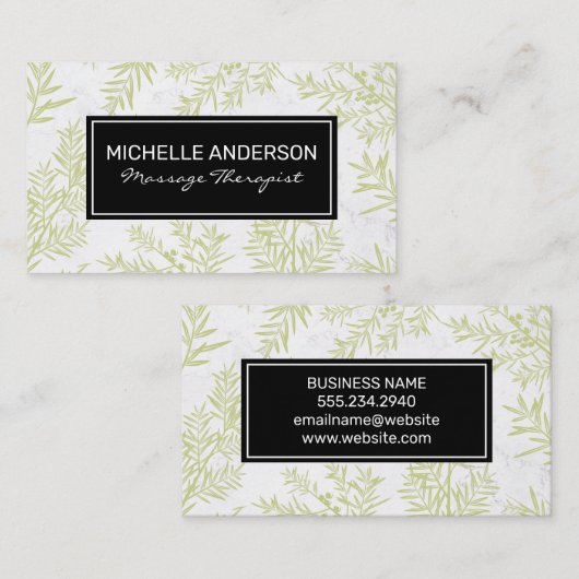 Hintergrund für schwarze Rahmen in Junioren-Branch Visitenkarte (Vorne/Hinten)