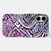 Hintergrund für Schwarzweiß-Wirbel Case-Mate iPhone Hülle (Rückseite (Horizontal))
