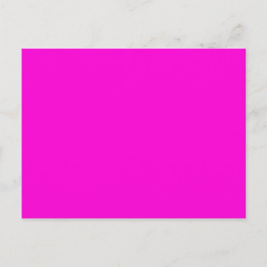 Hintergrund für Solid Hot Pink Postkarte (Vorderseite)