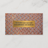 Hintergrund für Stahlmuster Visitenkarte (Rückseite)