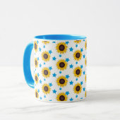 Hintergrund für Sun-Blume Tasse (Vorderseite Links)