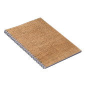 Hintergrund für Textilien Notizblock (Rechte Seite)