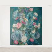 Hintergrund für tropische Hochzeiten Wandteppich (Vorderseite)