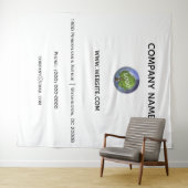 Hintergrund für Unternehmen Wandteppich (Beispiel (Horizontal))