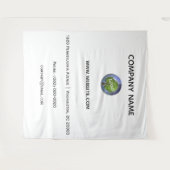 Hintergrund für Unternehmen Wandteppich (Vorderseite (Horizontal))