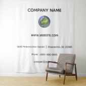 Hintergrund für Unternehmen Wandteppich (Beispiel)