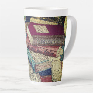 Hintergrund für Vintage-Bücher Milchtasse