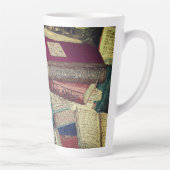 Hintergrund für Vintage-Bücher Milchtasse (Rechts)
