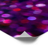 Hintergrund für Vintage Glitzer. lila und blau Poster (Ecke)