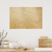 Hintergrund für Vintages Papier - Antiquitätengold Poster (Küche)