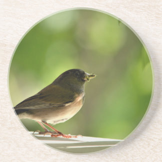 Hintergrund für Vögel in grünen Blätter Getränkeuntersetzer