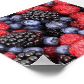 Hintergrund für Waldfrüchte Poster (Ecke)