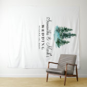 Hintergrund für Waldhochzeiten, Foto Booth Prop Wandteppich (Beispiel (Horizontal))