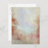 Hintergrund für Wasserfarbenfall Postkarte (Vorne/Hinten)
