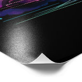 Hintergrund für Weltraumraketen Fotodruck (Ecke)