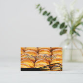 Hintergrund für Whisky und Konditorei Visitenkarte (Stehend Vorderseite)