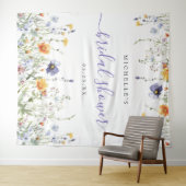 Hintergrund für Wildblume Brautparty Wandteppich (Beispiel (Horizontal))