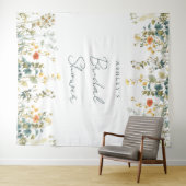 Hintergrund für Wildblume Brautparty Wandteppich (Beispiel (Horizontal))