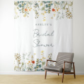 Hintergrund für Wildblume Brautparty Wandteppich (Beispiel)