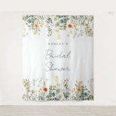 Hintergrund für Wildblume Brautparty Wandteppich (Vorderseite)